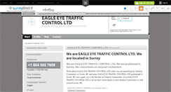 Desktop Screenshot of eagle-eye-traffic-control-surrey.surreydirect.info