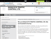 Tablet Screenshot of eagle-eye-traffic-control-surrey.surreydirect.info