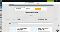 Desktop Screenshot of directory.surreydirect.info