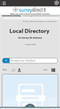 Mobile Screenshot of directory.surreydirect.info