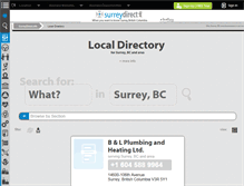 Tablet Screenshot of directory.surreydirect.info