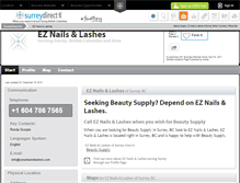 Tablet Screenshot of ez-nails-lashes-surrey.surreydirect.info